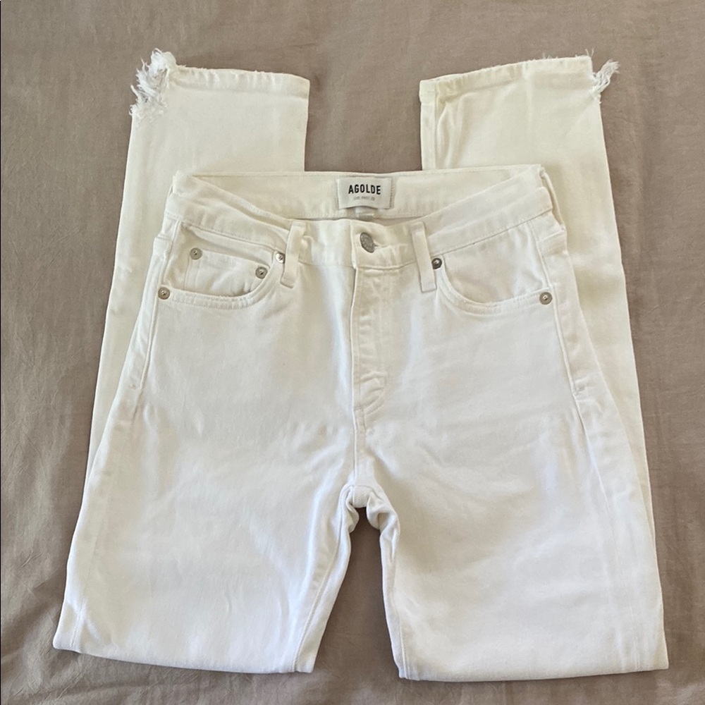 AGOLDE Women’s White Jeans Size 24